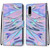 For Huawei P30 Coloured Drawing Cross Texture Horizontal Flip PU Leather Case with Holder & Card Slots & Wallet & Lanyard(Fluorescent Water Texture)