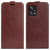 For OPPO Realme 9 Pro+ R64 Texture Vertical Flip Leather Phone Case(Brown)