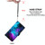 For Huawei Y7 (2018) / Enjoy 8 Coloured Drawing Cross Texture Horizontal Flip PU Leather Case with Holder & Card Slots & Wallet & Lanyard(Purple Green Starry Sky)