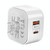 YSY-6087 20W PD + QC 3.0 Dual Ports Travel Charger Power Adapter, US Plug