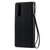 For OPPO Realme 7 Tree & Cat Pattern Pressed Printing Horizontal Flip PU Leather Case with Holder & Card Slots & Wallet & Lanyard(Black)