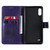 For LG K22 / K22 Plus Sun Embossing Pattern Horizontal Flip Leather Case with Card Slot & Holder & Wallet & Lanyard(Purple)