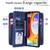 For LG Velvet / G9 Multifunctional Magnetic Copper Buckle Horizontal Flip Solid Color Leather Case with 10 Card Slots & Wallet & Holder & Photo Frame(Dark Green)