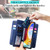 For LG Velvet / G9 Multifunctional Magnetic Copper Buckle Horizontal Flip Solid Color Leather Case with 10 Card Slots & Wallet & Holder & Photo Frame(Dark Green)
