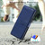 For LG Velvet / G9 Multifunctional Magnetic Copper Buckle Horizontal Flip Solid Color Leather Case with 10 Card Slots & Wallet & Holder & Photo Frame(Dark Blue)