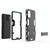 For Xiaomi Poco M3 PC + TPU Shockproof Protective Case with Holder(Red)