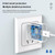 TOTUDESIGN HY034 Glory Series 20W Type-C / USB-C Fast Charging Travel Charger Power Adapter, EU Plug(White)