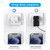 TOTUDESIGN HY034 Glory Series 20W Type-C / USB-C Fast Charging Travel Charger Power Adapter, EU Plug(White)