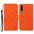For Huawei P30 Ethnic Style Embossed Pattern Horizontal Flip Leather Case with Holder & Card Slots & Wallet & Lanyard(Orange)