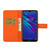 For Huawei Y7 (2019) Ethnic Style Embossed Pattern Horizontal Flip Leather Case with Holder & Card Slots & Wallet & Lanyard(Orange)