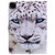 Painted Pattern Horizontal Flip Leather Case with Holder & Card Slots & Wallet & Sleep / Wake-up Function For iPad Air 2022 / 2020 10.9 /iPad Pro 11 2020 / 2018(White Leopard)