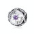 S925 Sterling Silver Twelve Constellation Zircon Beads DIY Bracelet Necklace Accessories, Style:Pisces