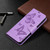 For Samsung Galaxy S21 Ultra 5G Embossing Two Butterflies Pattern Horizontal Flip PU Leather Case with Holder & Card Slot & Wallet & Lanyard(Purple)
