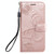 For Google Pixel 4A 3D Butterflies Embossing Pattern Horizontal Flip Leather Case with Holder & Card Slot & Wallet & Lanyard(Rose Gold)