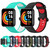 For Xiaomi Redmi Watch 2 Lite Two-Color Mixed Silicone Watch Band(Black+Grey)