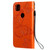 For Google Pixel 4A 3D Butterflies Embossing Pattern Horizontal Flip Leather Case with Holder & Card Slot & Wallet & Lanyard(Orange)