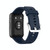 For Huawei Watch Fit Silicone  Watch Band with Stainless Steel Buckle(Midnight Blue)