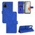 For OnePlus Nord N100 Solid Color Skin Feel Magnetic Buckle Horizontal Flip Calf Texture PU Leather Case with Holder & Card Slots & Wallet(Blue)