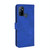 For OnePlus Nord N100 Solid Color Skin Feel Magnetic Buckle Horizontal Flip Calf Texture PU Leather Case with Holder & Card Slots & Wallet(Blue)