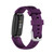 For Fitbit Inspire 2 TPE Watch Band, Size:S(Dark Purple)