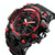 SKMEI 1155B Multifunctional Men Outdoor Sports Noctilucent Waterproof Large Dial Wrist Watch(Red)