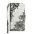 For iPhone SE 2022 / SE 2020 / 8 / 7 3D Painting Pattern Horizontal Flip TPU + PU Leather Case with Holder & Card Slots & Wallet(Black Flower)