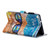 3D Horizontal Flip Leather Case with Holder & Card Slots For  Galaxy Tab A 8 (2019)(Undersea Cat)