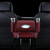 Car Front Seat Hanging Bag Paper Towel / Water Cup Storage Bag(Wine Red)