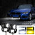 2 PCS DC9-36V / 20W / 6000K / 3000K / 2000LM Motorcycles Double Color Headlights / Fog Light