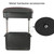 Universal Car Wireless Qi Standard Charger PU Leather Wrapped Armrest Box Cushion Car Armrest Box Mat with Storage Box (Black)