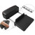 Universal Car Wireless Qi Standard Charger PU Leather Wrapped Armrest Box Cushion Car Armrest Box Mat with Storage Box (Black)