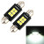 2 PCS 39mm DC12V / 2.5W / 6000K / 170LM 6LEDs SMD-3030 Car Reading Lamp Dome Light