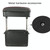 Universal Car Wireless Qi Standard Charger PU Leather Wrapped Armrest Box Cushion Car Armrest Box Mat with Storage Box (Black White)