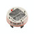 4 PCS Solar LED Car Tire Decoration Flashing Lights Colorful Wheels Hub Atmosphere Lights Wireless Remote Control
