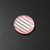 Car Engine Start Key Push Button Cover Trim Carbon Fiber Sticker Decoration for BMW F / G Chassis (Red)