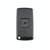 For PEUGEOT Car Keys Replacement 2 Buttons Square Car Key Case with Grooved and Holder