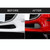 Car Carbon Fiber Front Bumper Decorative Sticker for Mazda Axela 2017-2018