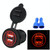 Universal Car Charger 2 Port Power Socket Power Dual USB Charger 5V 4.2A IP66 with Aperture(Red Light) Universal Car Charger 2 Port Power Socket Power Dual USB Charger 5V 4.2A IP66 with Aperture(Red Light)