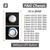 Car Engine Start Key Push Button Cover for BMW G / F Chassis,  without Start and Stop (Silver)