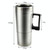 DC 12V Stainless Steel Car Electric Kettle Heated Mug Heating Cup with Charger Cigarette Lighter, Capacity: 300ML