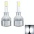 2 PCS  H1 18W 1800 LM 6000K IP68 Canbus Constant Current Car LED Headlight with 2 COB Lamps, DC 9-36V(White Light)