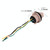 2 PCS 7443 Car Auto LED Bulb Socket Holder (No Including Light)
