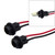 2 PCS T10 Car Auto LED Bulb Socket Holder (No Including Light)