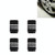 4PCS Metal Plated Circular Shape Universal Tire Valve Stem Cap With White Diamond(Black) 4PCS Metal Plated Circular Shape Universal Tire Valve Stem Cap With White Diamond(Black)