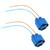 2 PCS Car 9005 Bulb Holder Base Female Socket with Wire