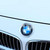 2 PCS/Set Zinc Alloy Steering Wheel Decoration Ring Sticker Logo Car Styling Modification Car Front Logo Ring Decoration Rear Cover Trim Hood Emblem Rings for BMW 3 Series(Silver)
