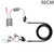 50cm Car HID Xenon Ballast High Voltage Extension Cable Harness 50cm Car HID Xenon Ballast High Voltage Extension Cable Harness