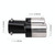 Universal Car Styling Stainless Steel Straight Double Outlets Exhaust Tail Muffler Tip Pipe(Black)