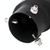 Universal Car Styling Stainless Steel Straight Double Outlets Exhaust Tail Muffler Tip Pipe(Black)