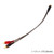 Car AV Audio Video 1 Female to 2 Male Copper Extension Cable Wiring Harness, Cable Length: 26cm